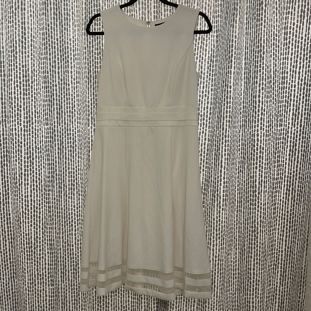 Knee Length White Dress